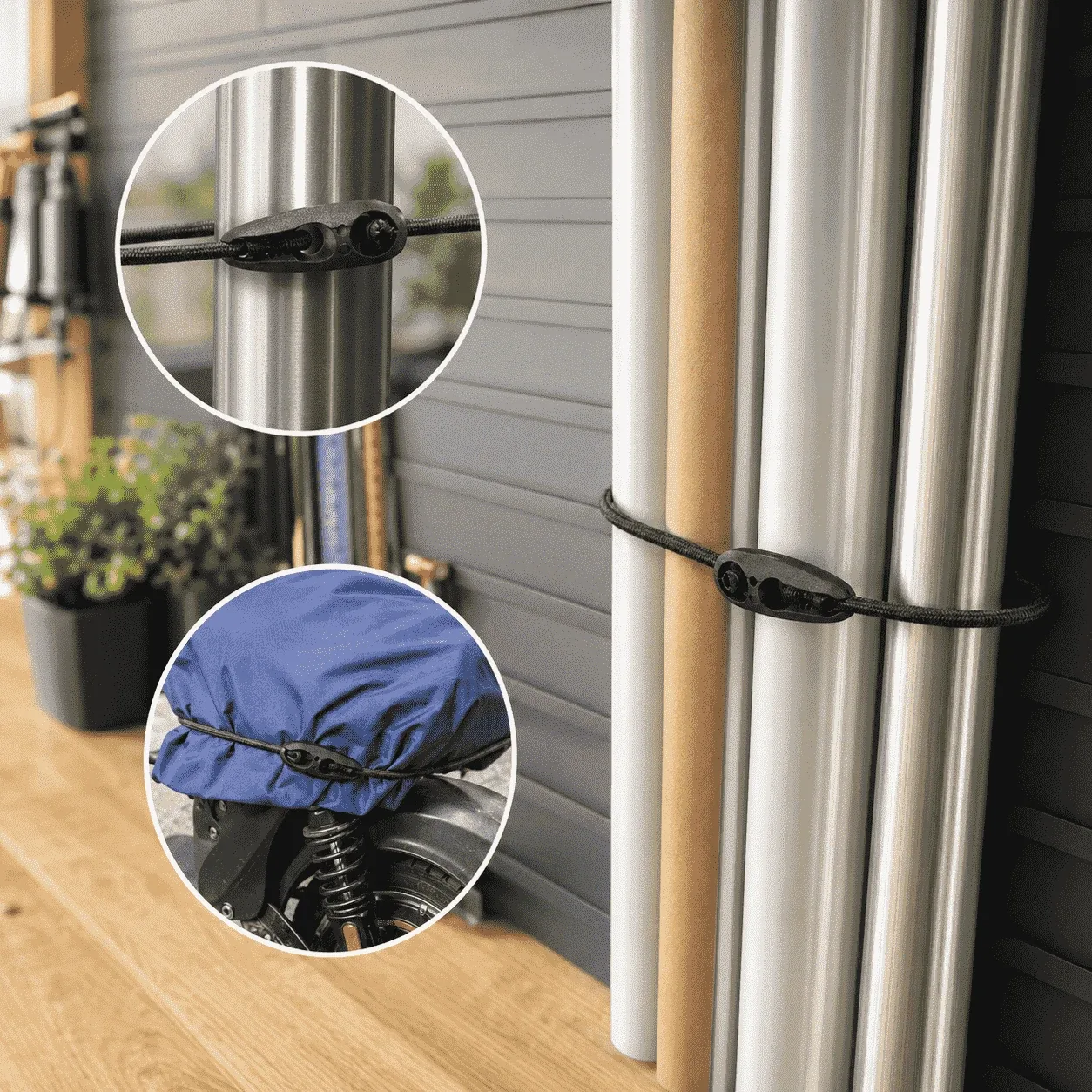 Segeleinbinder Spannfix Quick Clips 100 cm Rot 5 mm – Produktabbildung 7