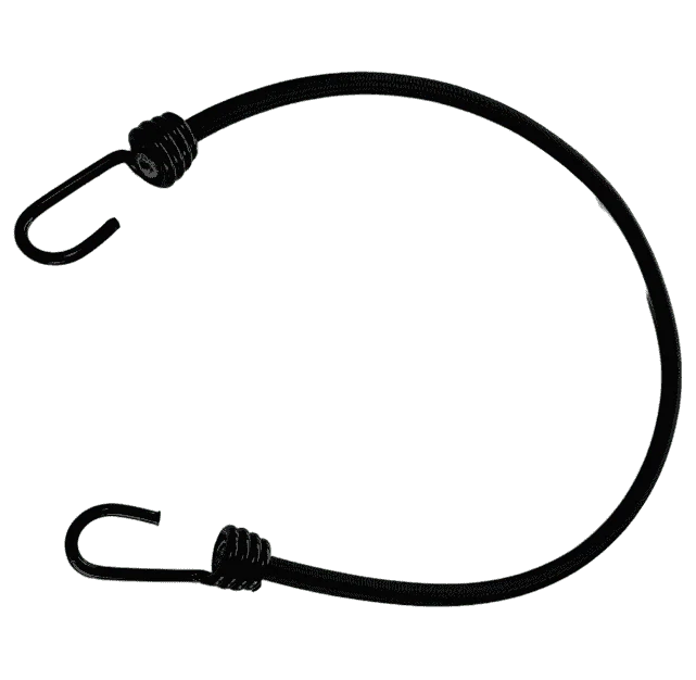 Expander mit zwei Endstücken | W1210120NO | Ansicht 1 Expanderseil 2 Spiralhaken 1200 mm schwarz 10 mm – Produktabbildung 1