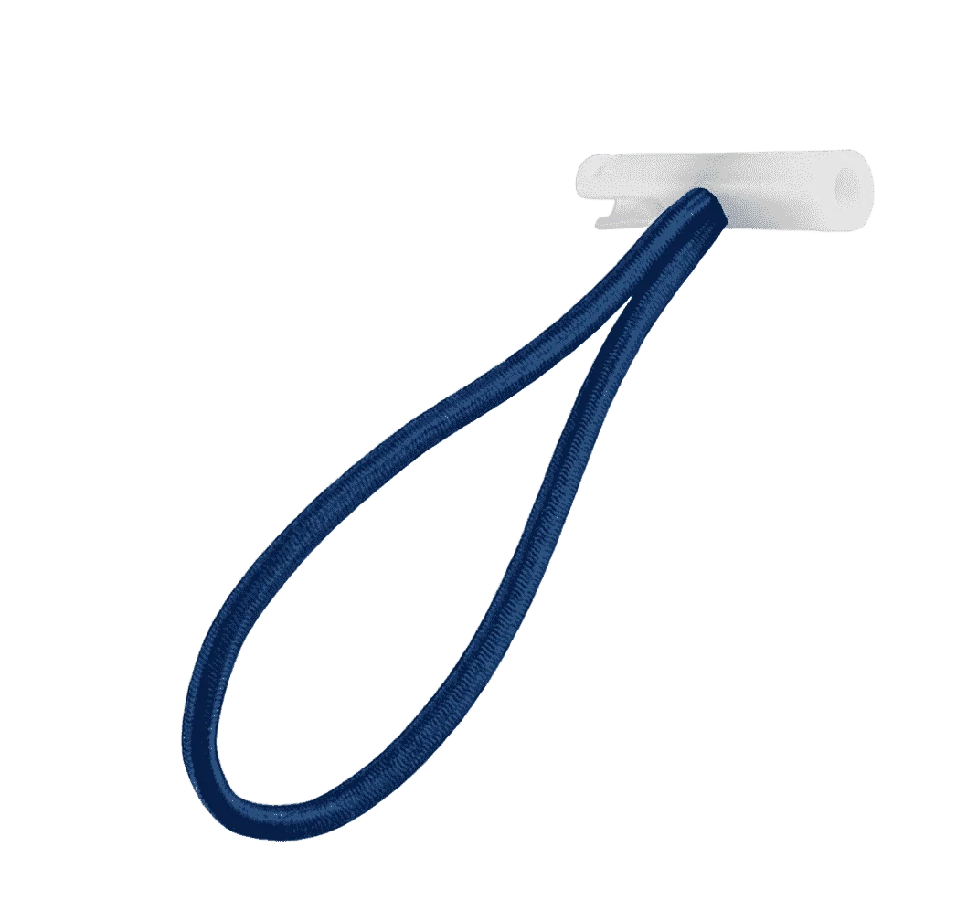 Spanngummi · Expanderschlingen Knebel 20 cm Blau · 10 Stück – Originalproduktbild Spanngummi · Expanderschlingen Knebel 20 cm Blau · 10 Stück – Originalproduktbild