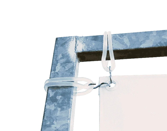Gummi-Spannringe 8 mm Ø · 40 cm Transparent · 25 Stück mit S-Haken – Produktabbildung 2