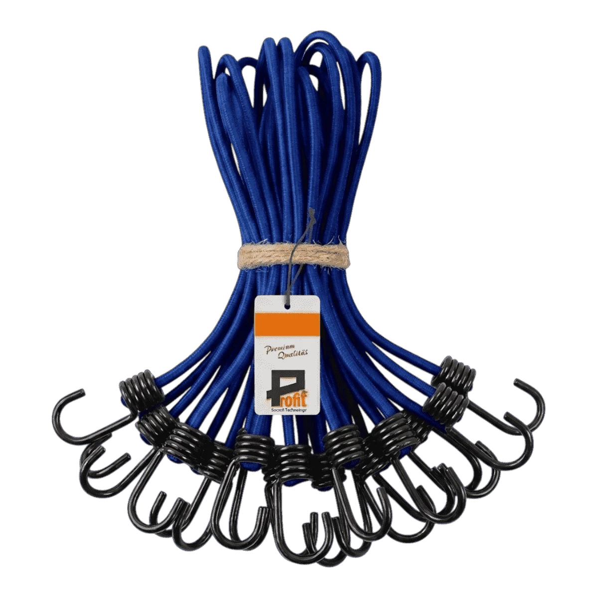 Expanderschlinge | PR500014 | Ansicht 1 Expander-Schlinge mit Spiralhaken 250 mm Königsblau 25 Stück – Produktabbildung 1