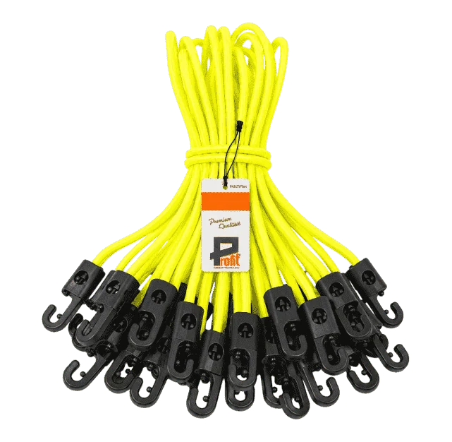 Expanderschlinge | PR1041 | Ansicht 1 Expander mit Haken 200 mm Neongelb 25 Stück – Produktabbildung 1