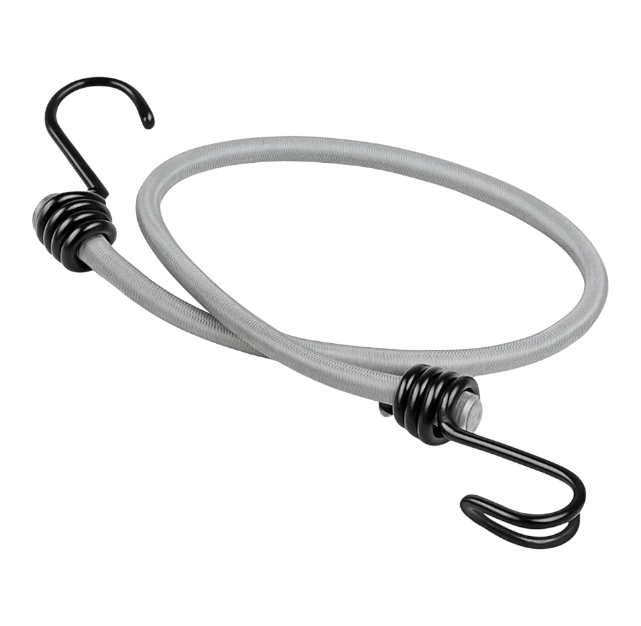 Expander mit zwei Endstücken | SW100170 | Ansicht 1 Spanngummi Grau 100 cm Doppelhaken Expander 10 Stück – Produktabbildung 1