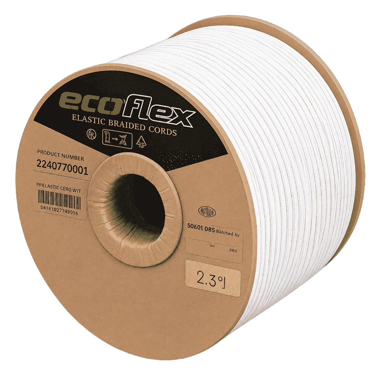 Expanderseil | SW50052 | Ansicht 1 Expanderseil 6 mm Weiß 100 Meter Ecoflex Polypropylen – Produktabbildung 1