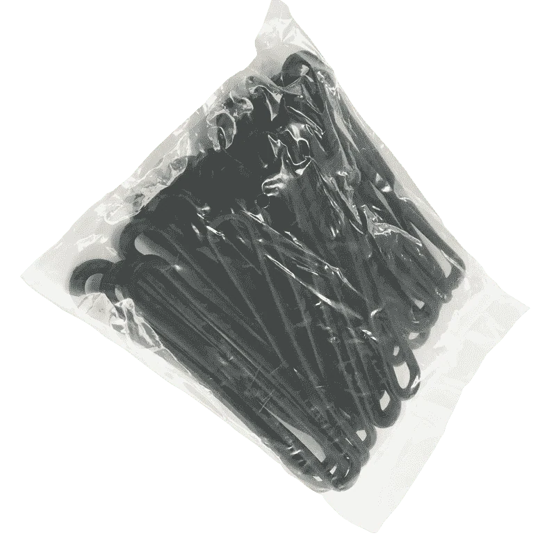 Gummi Spannringe 8 mm Ø · 40 cm Schwarz · 25 Stück – Produktabbildung 3