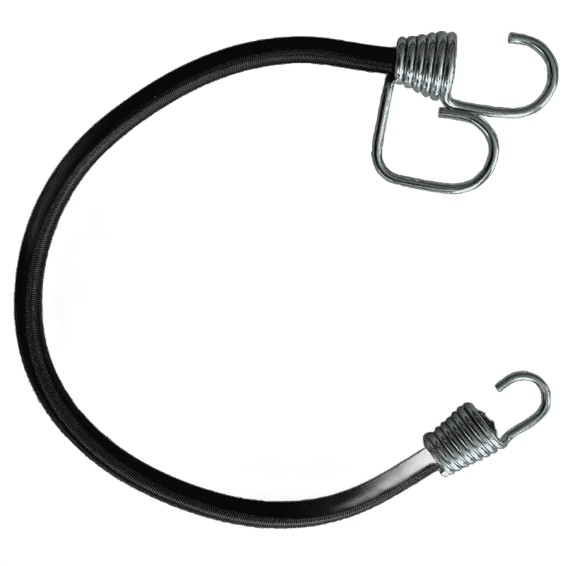 Spiralhaken mit Zusatzhaken für Expanderseil 8 mm Ø verchromt – Produktabbildung 2