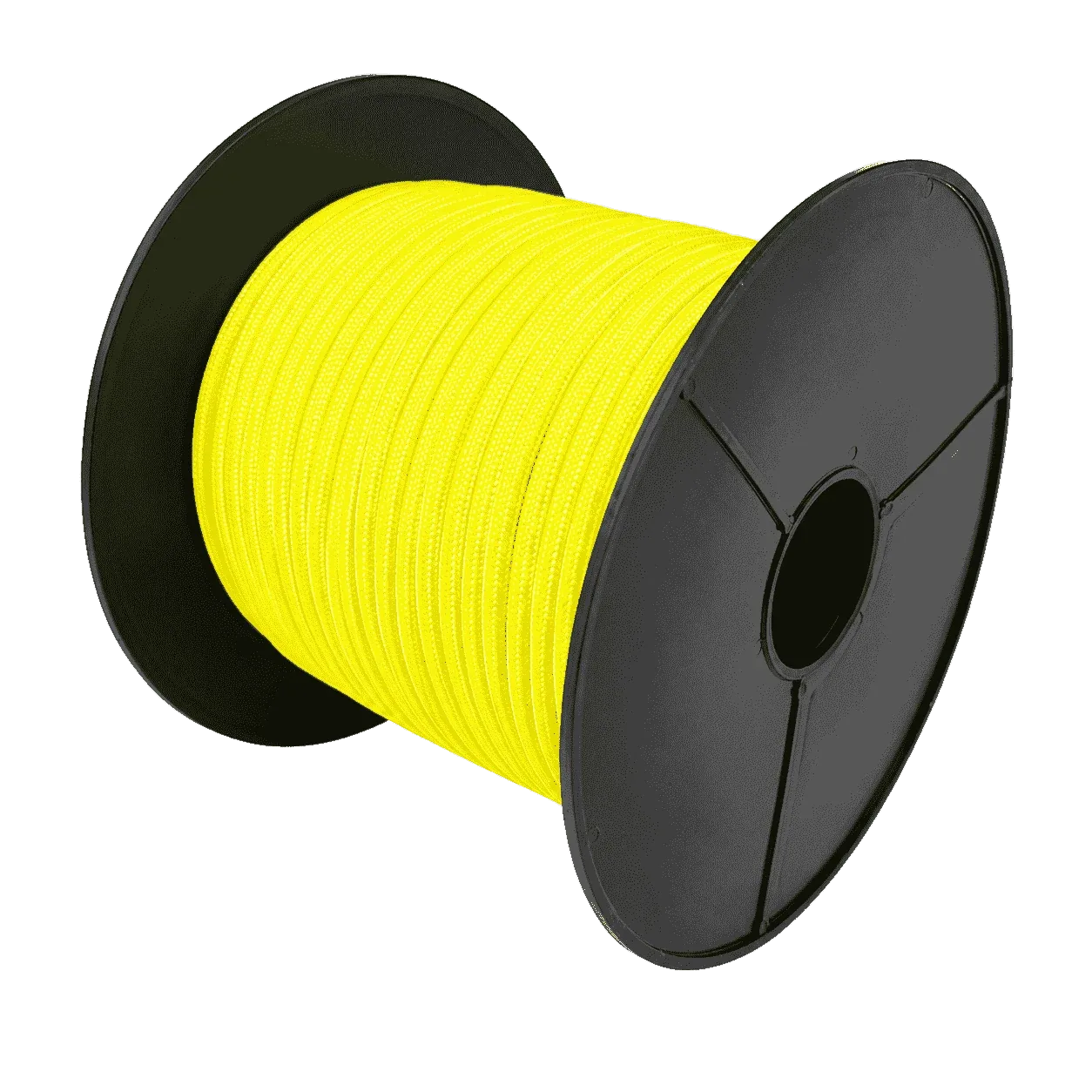 Expanderseil · Gummiseil Neongelb 4 mm auf 100 Meter Rolle – Produktabbildung 1