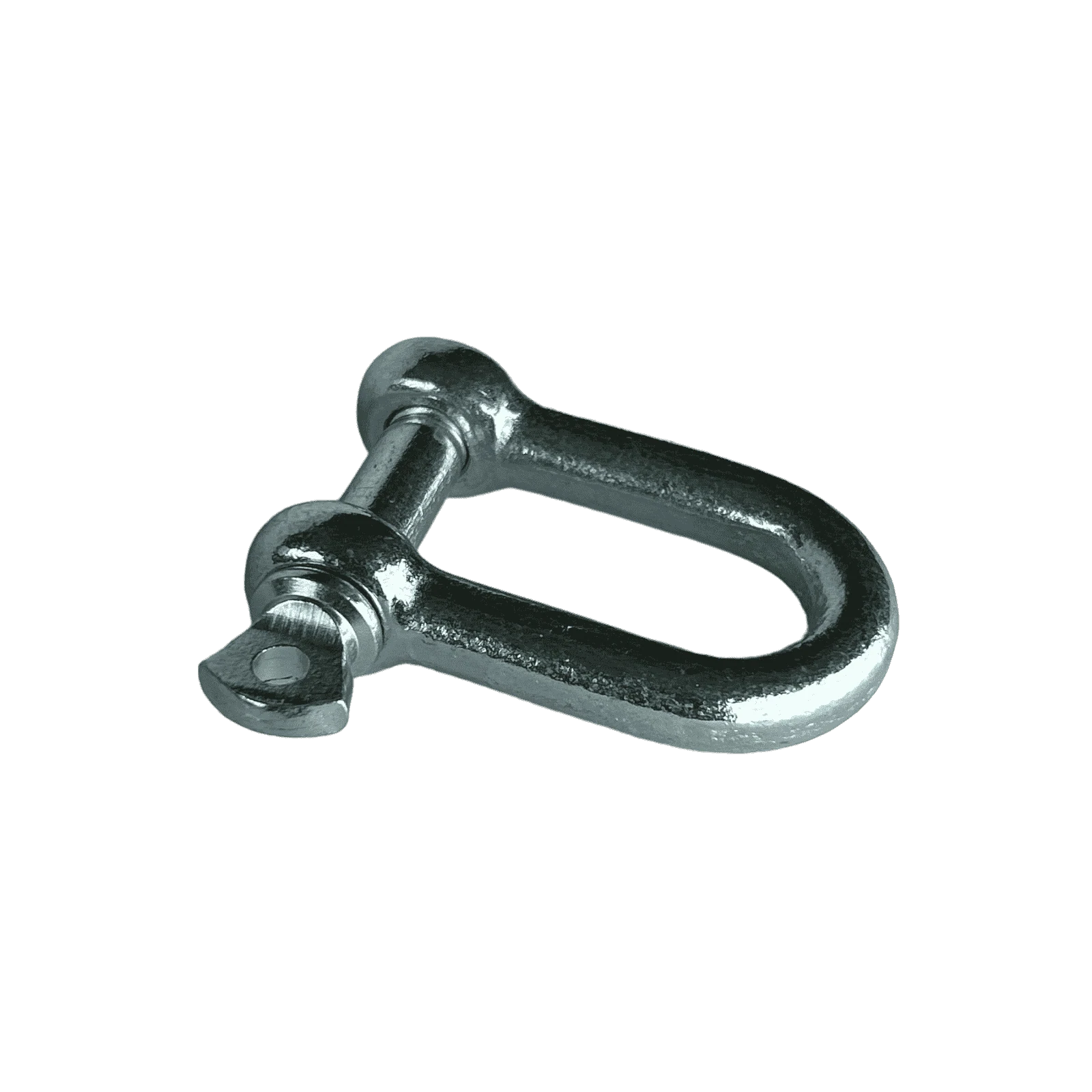 Schäkel, gerade, Nutzlast 300 kg, Materialstärke 10 mm, B 20 mm, Eisen verzinkt – Produktabbildung 1