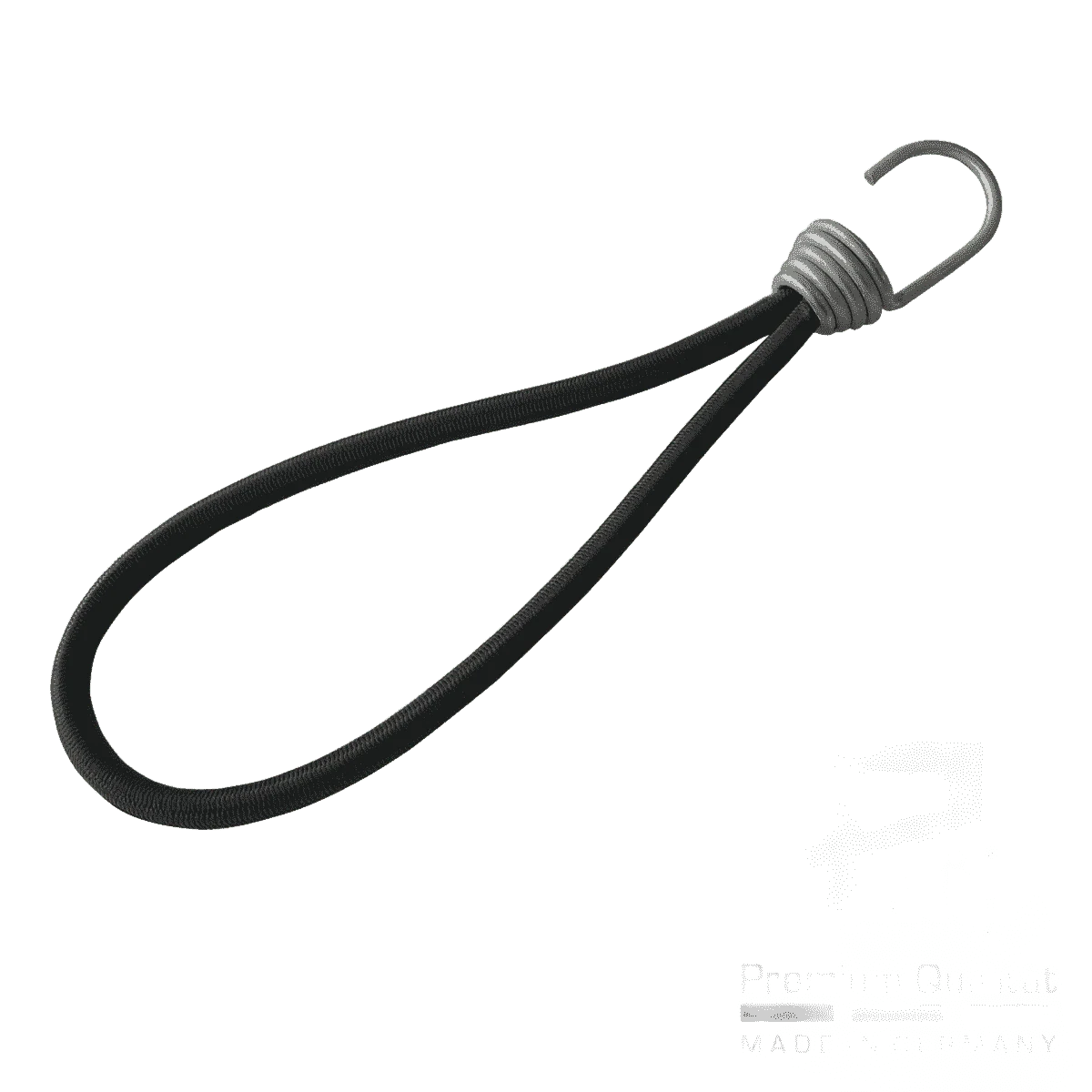 Expanderschlinge | PR1054 | Ansicht 1 Expanderschlingen mit Edelstahl Spiralhaken 230 mm · schwarz 25 Stück – Produktabbildung 1