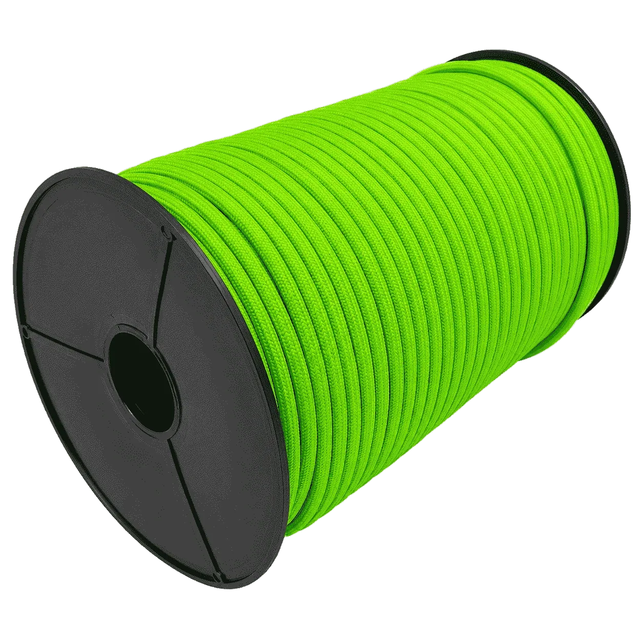 Expanderseil | PR5007 | Ansicht 1 Expander-Seil · Gummi-Seil Neongrün 8 mm auf 100 Meter Rolle – Produktabbildung 1