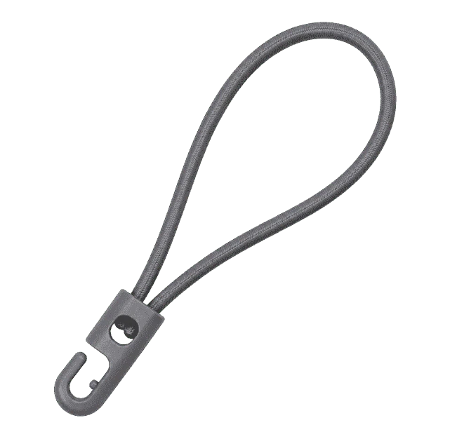 Zeltgummi mit Haken 180 mm Grau – Spannfix 25 Stück – Produktabbildung 2