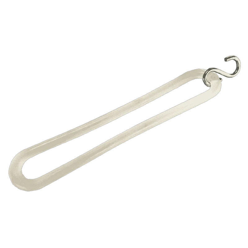 Gummi-Spannringe 8 mm Ø · 40 cm Transparent · 25 Stück mit S-Haken – Produktabbildung 3