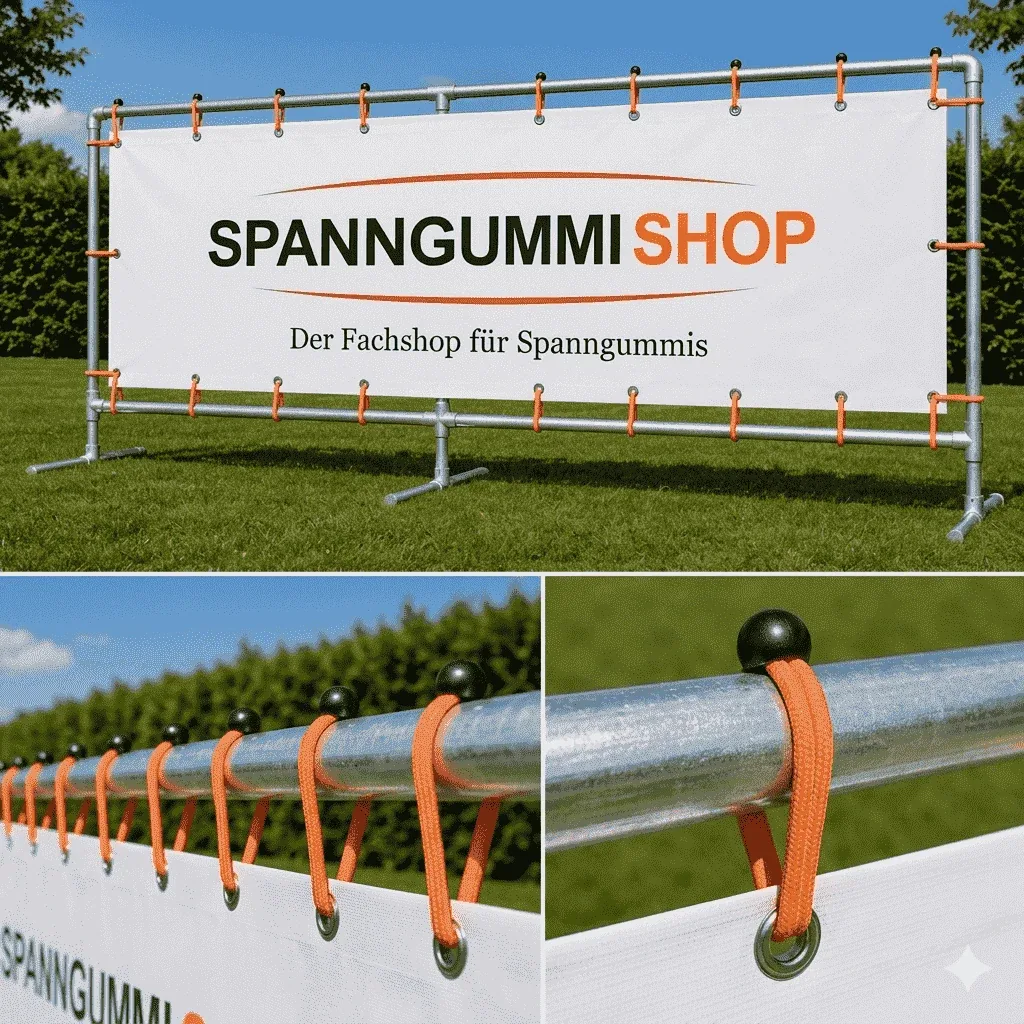 Zeltspanner mit Kugel 180 mm Neon Orange 25 Stück pro VE – Produktabbildung 4