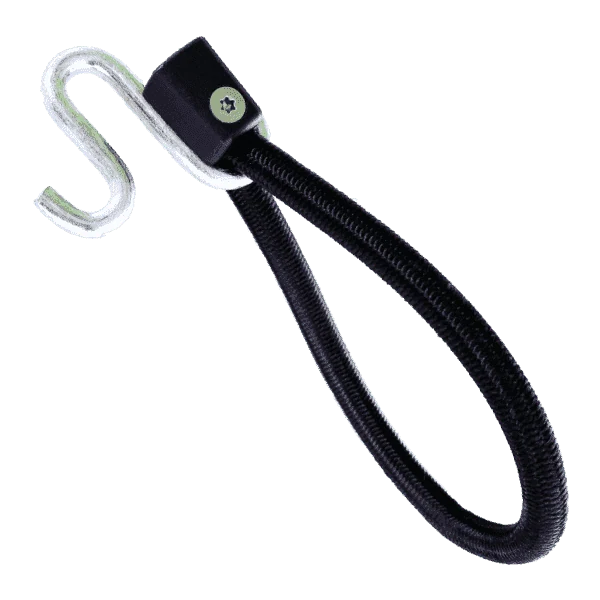 Expanderschlinge | SFZH-11.601ZW | Ansicht 1 SuperFix-Swanneck Planengummi 11 cm · 6 mm Ø · SCHWARZ · 25 Stück – Produktabbildung 1