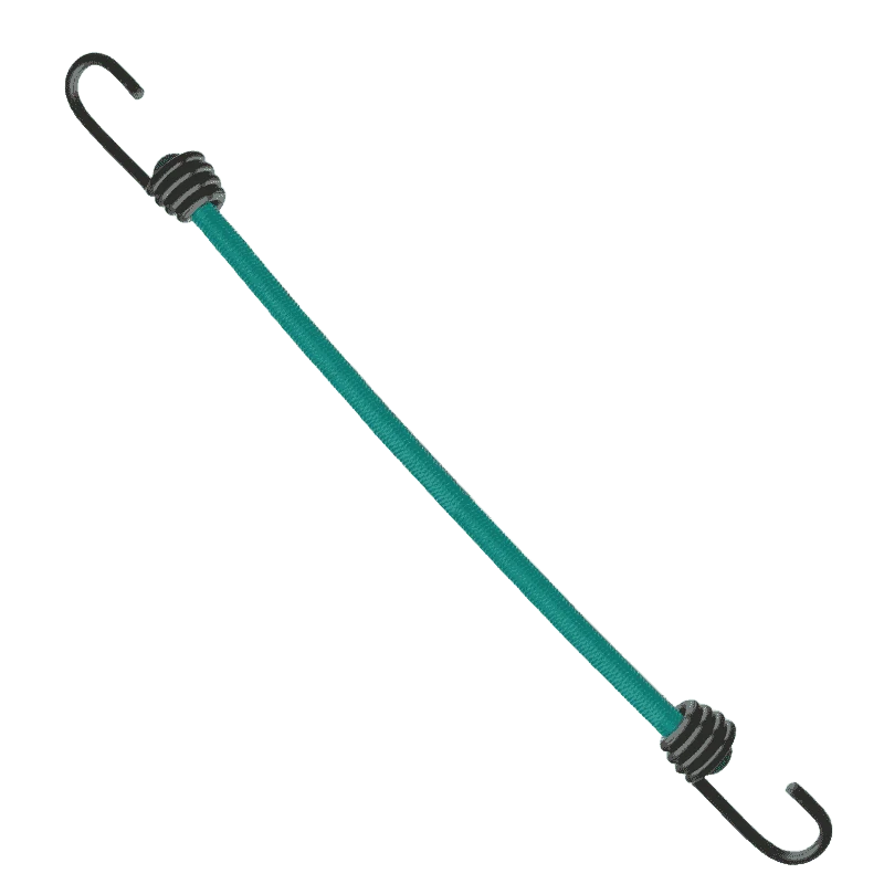 Expanderseil Grün 60 cm Ø 10 mm 2 Spiralhaken – Produktabbildung 1