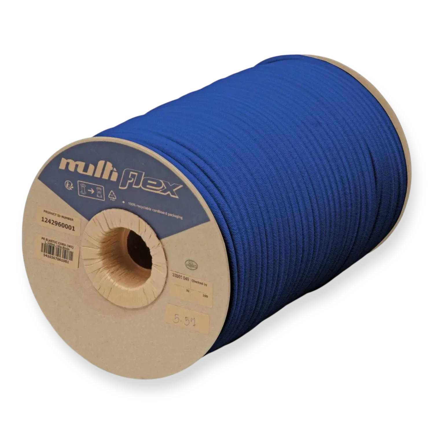 Gummiseil 12 mm Blau 50 Meter – Produktabbildung 1