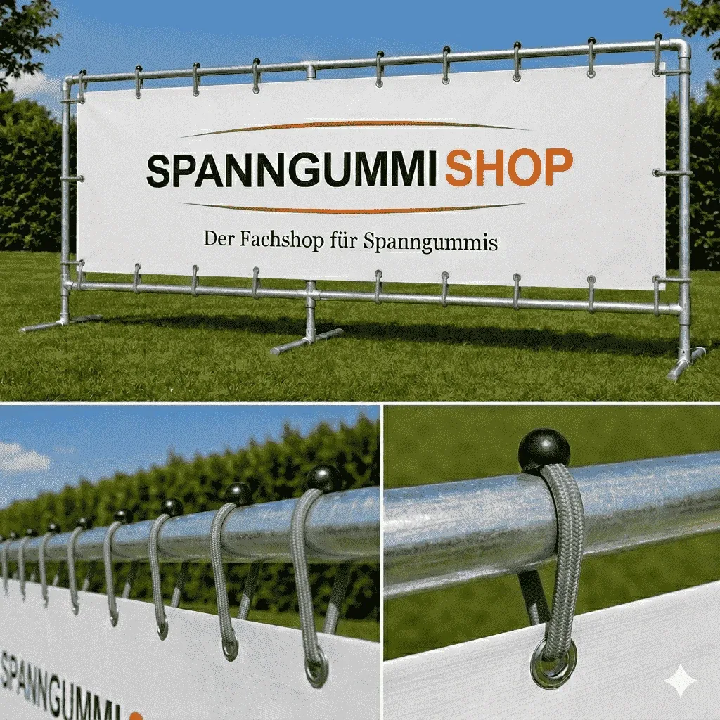 Expanderschlingen mit Kugel Silber Aluoptik 180 mm 25 Stück – Produktabbildung 4