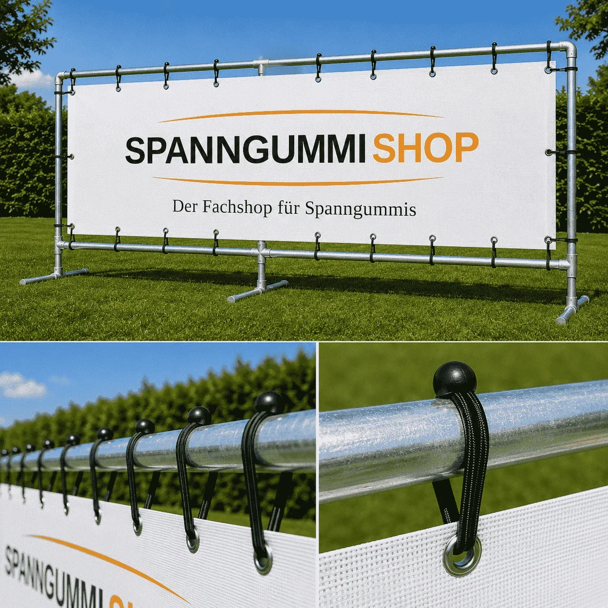 Expanderschlingen 250 mm Weiß mit Kugel 25 Stück – Produktabbildung 5