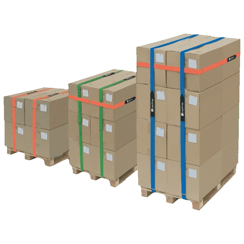 Palettengummis LOGISTRAP® 50x7000mm Schwarz/Blau – Produktabbildung 2