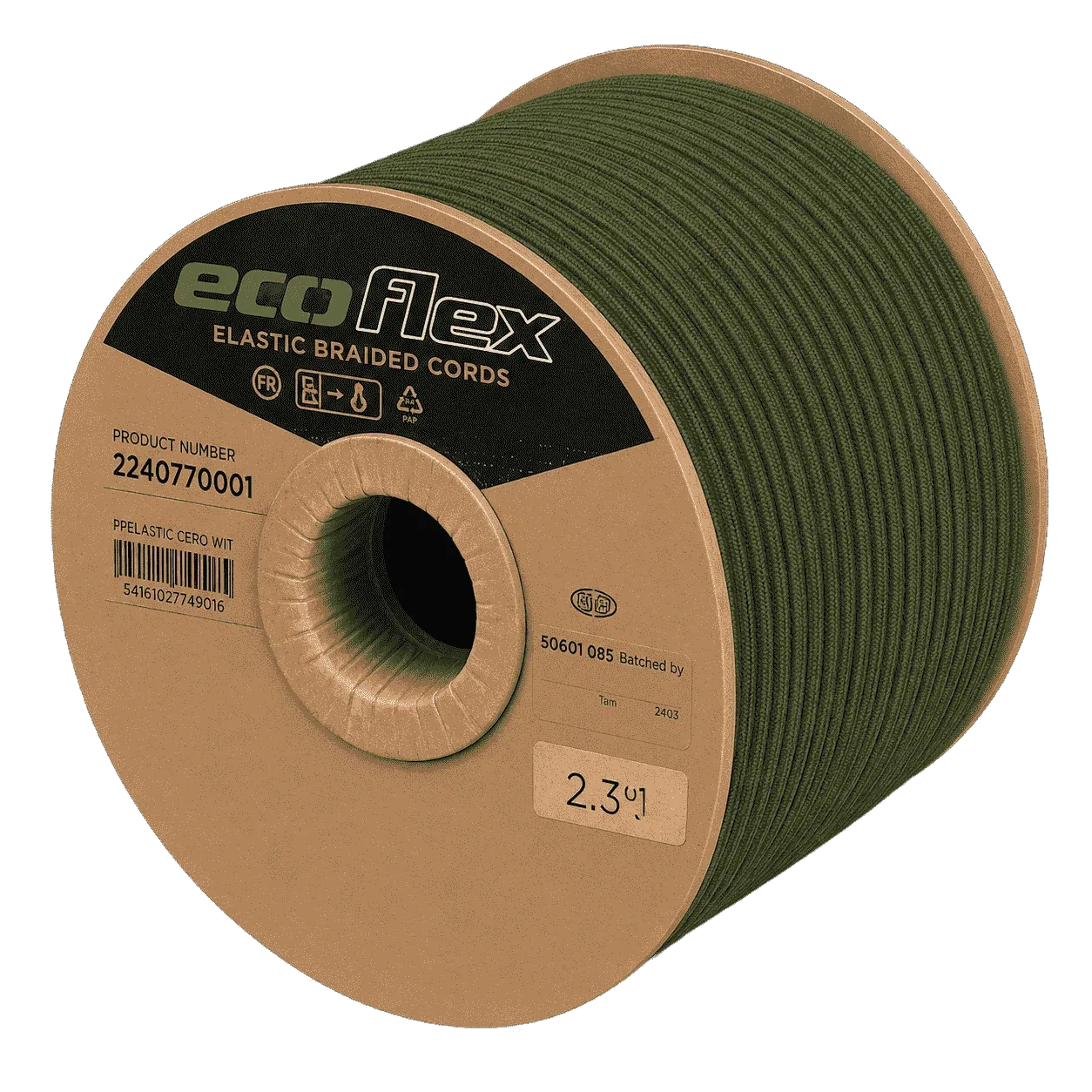 Expanderseil | SW50050 | Ansicht 1 Expanderseil 6 mm Nato grün 100 Meter Ecoflex Polypropylen – Produktabbildung 1