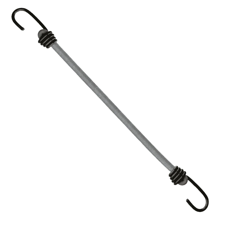 Expander mit zwei Endstücken | SW20005315 | Ansicht 1 Expander Grau 100 cm Ø 8 mm 2 Spiralhaken – Produktabbildung 1