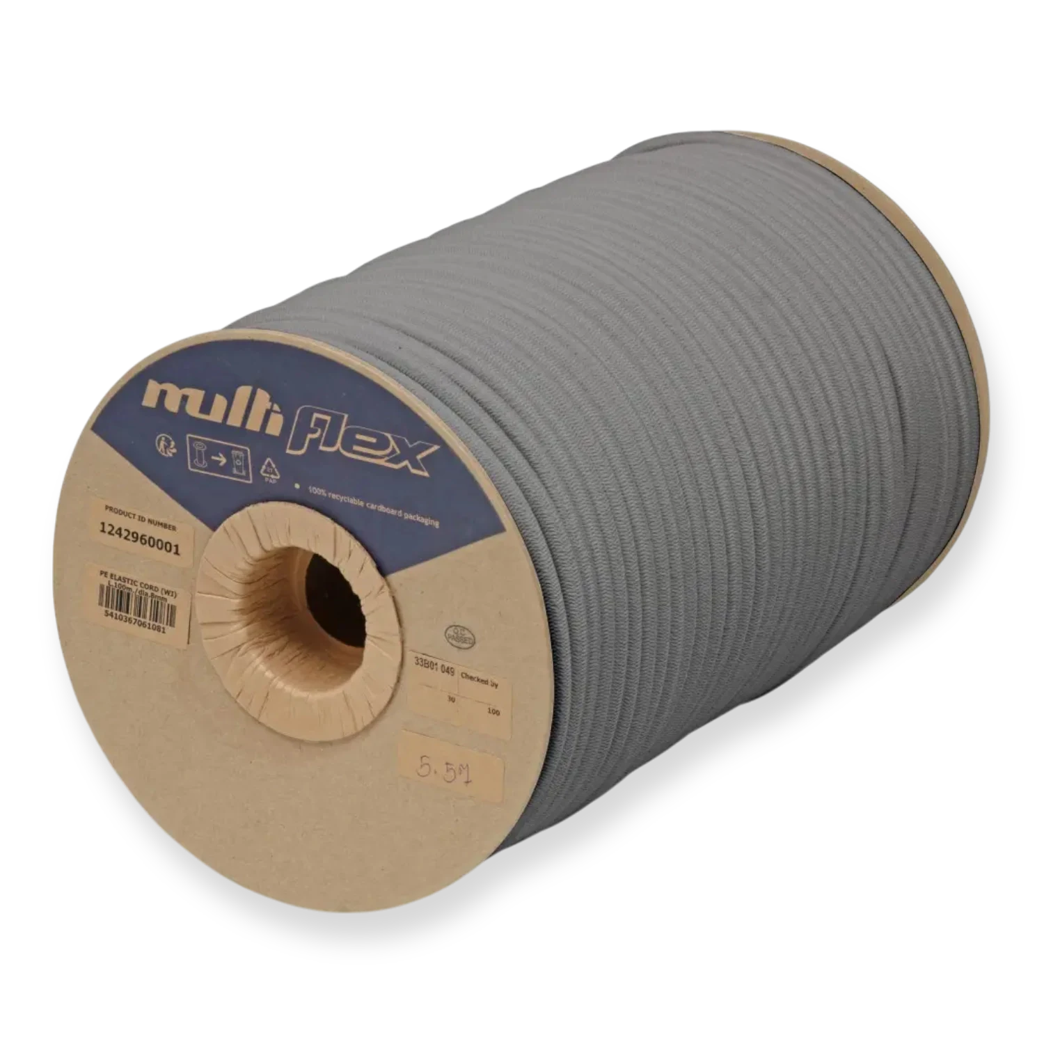 Expanderseil | SW100009 | Ansicht 1 Expanderseil 8 mm Grau 100 Meter · Multiflex – Produktabbildung 1