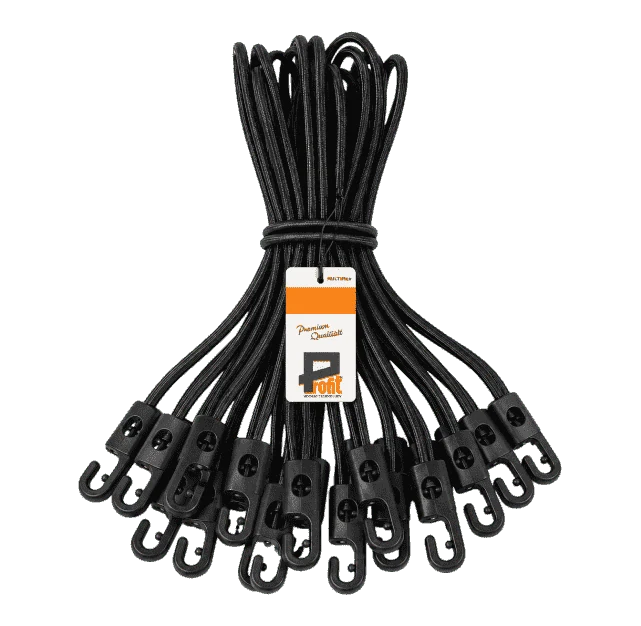 Expanderschlinge | SW20005348 | Ansicht 1 Spanngummi 180 mm schwarz Kunststoffhaken 25 Stück – Produktabbildung 1