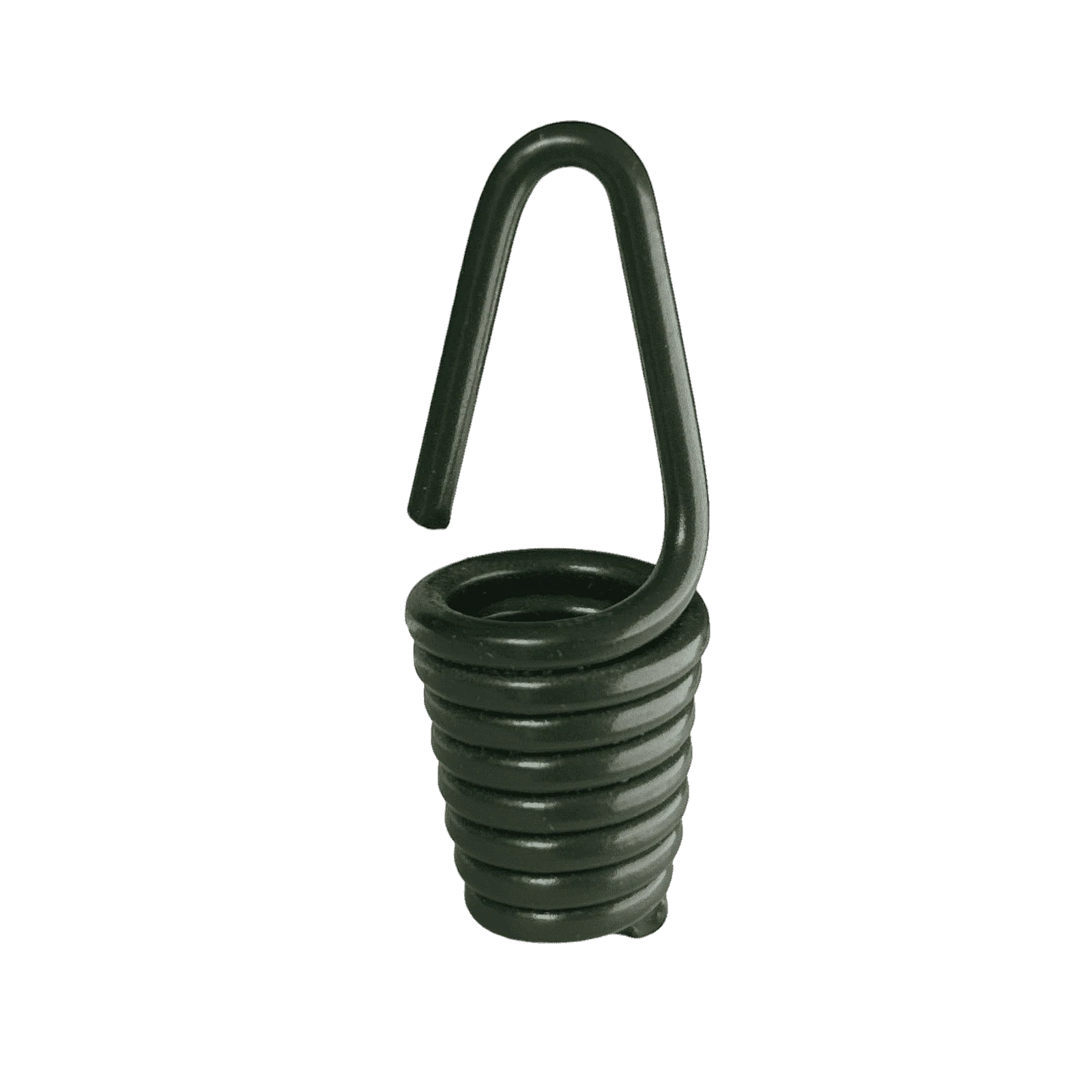 HFB Stahlspirale spitz 8,5 mm Draht 3 mm Farbe: olive – Produktabbildung 1
