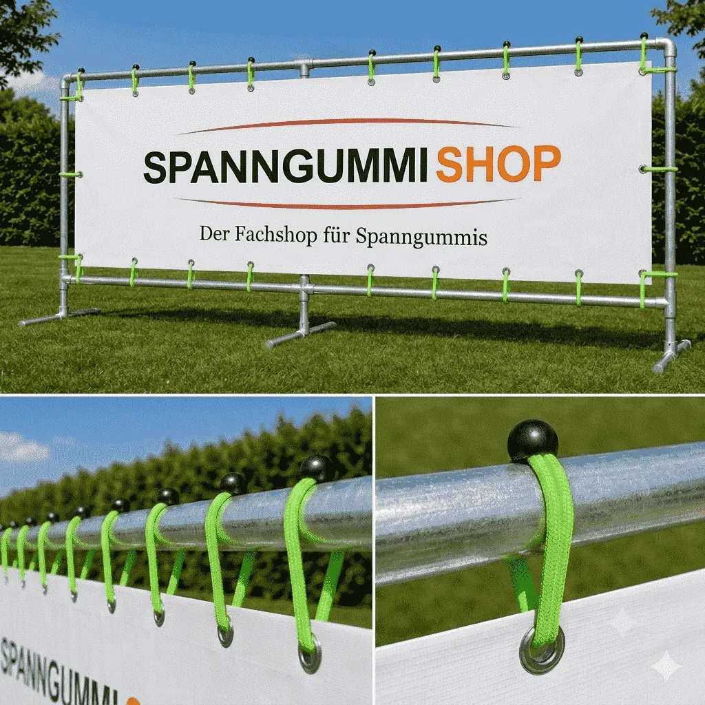 Spannfix mit Kugel 180 mm Neon Grün 25 Stück pro VE – Produktabbildung 4