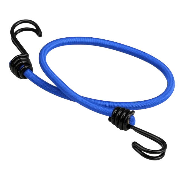 Expanderseil Blau 80 cm 2 Doppelhaken 10 Stück – Produktabbildung 1