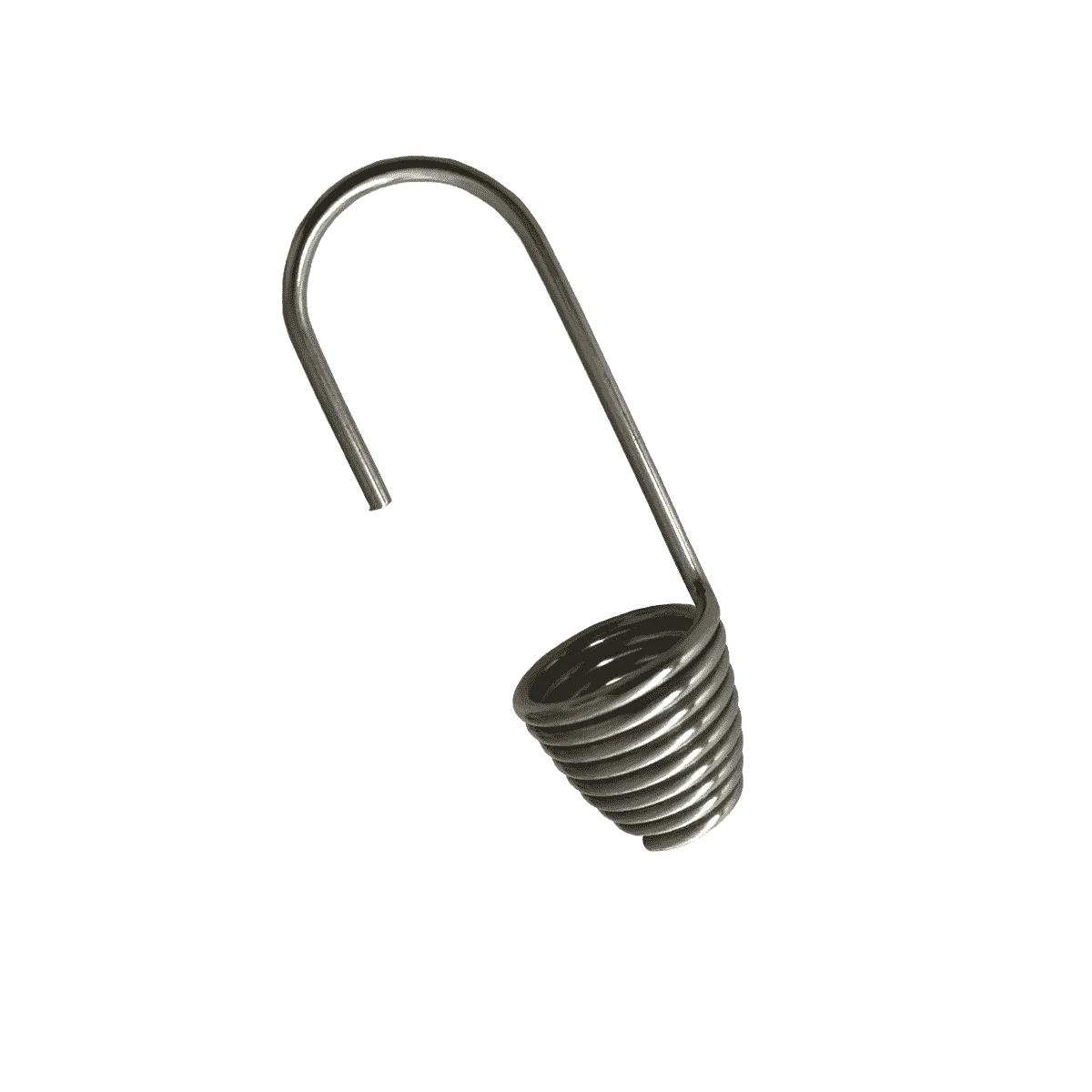 Seilendstück | PR1058 | Ansicht 1 Edelstahlspiralhaken für Expandergummis 10 mm – Produktabbildung 1