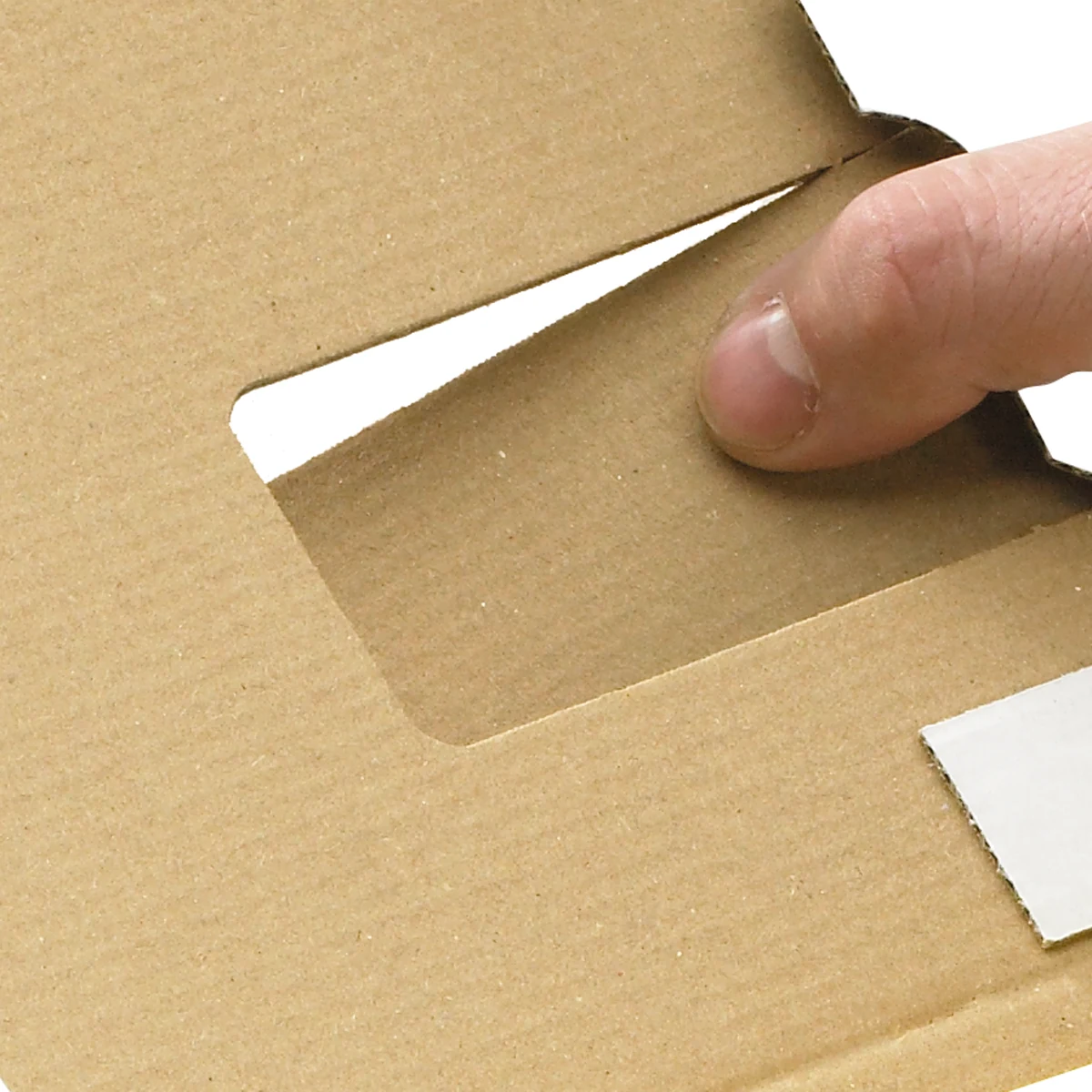 DVD-Mailer aus Wellpappe in weiß – Produktabbildung 4