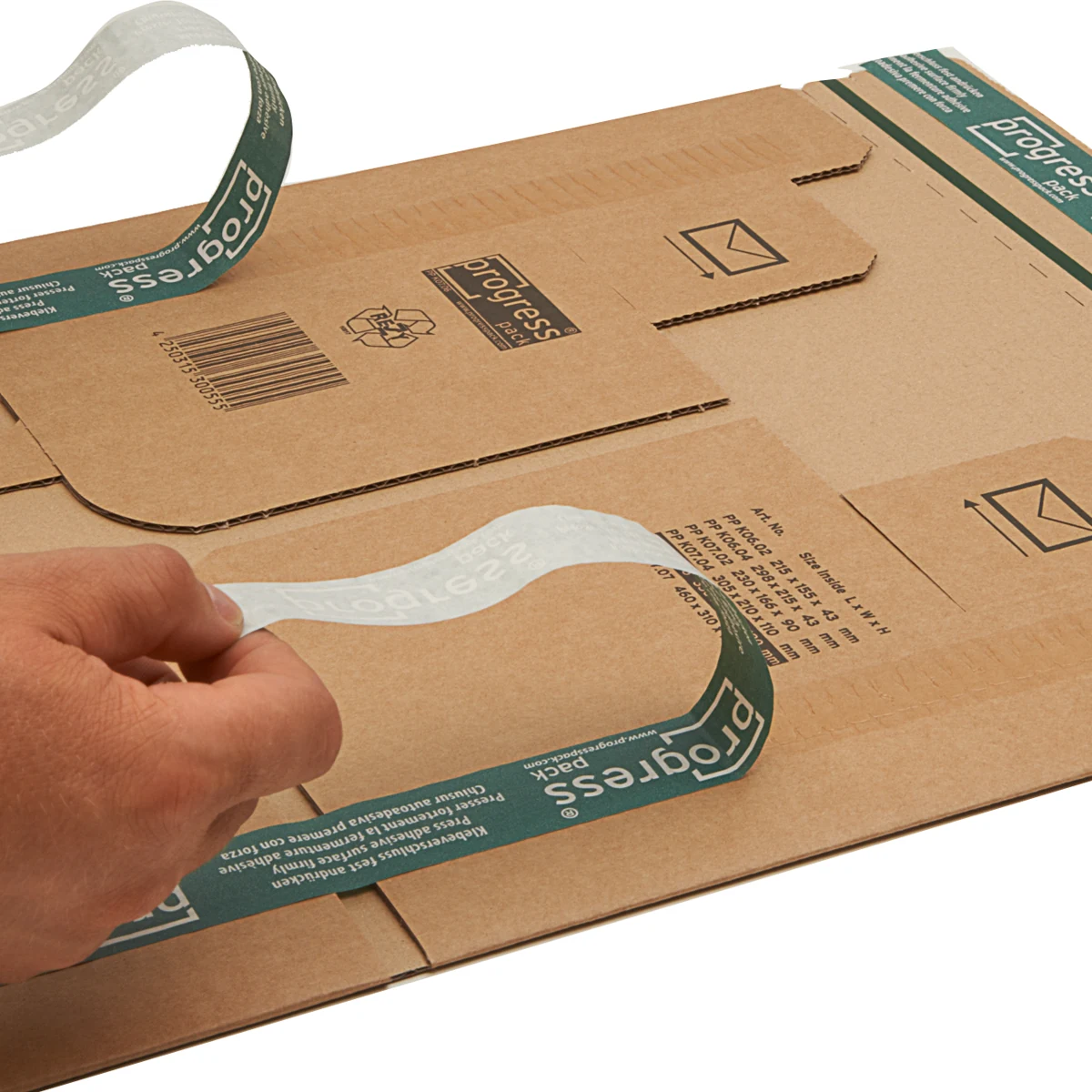 Serienabbildung zur Bauform PP K07.04 von progress packaging