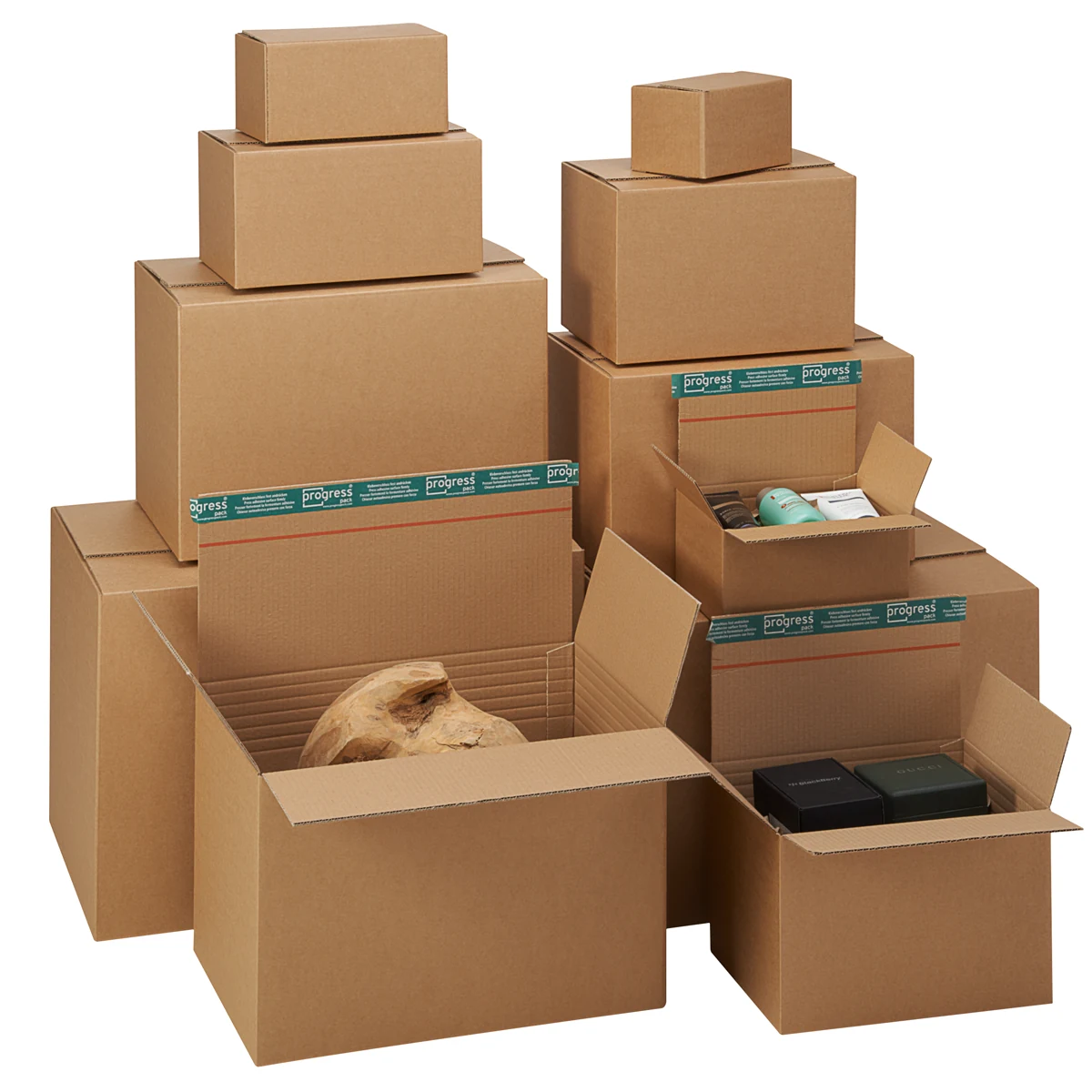 Serienabbildung zur Bauform PB K10.01-1 von progress packaging