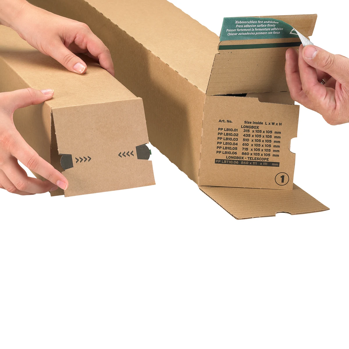 Serienabbildung zur Bauform PP LB10.01 von progress packaging