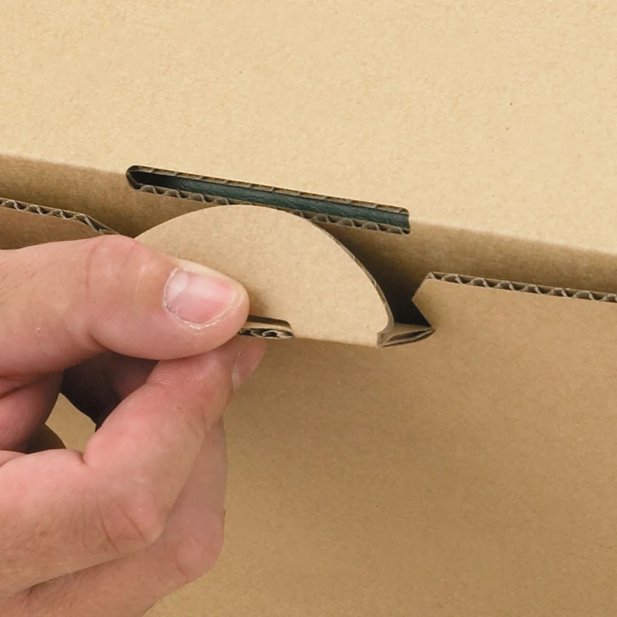 Ordner Transportkarton 320x288x80 mm braun A4 Ordnerverpackung – Produktabbildung 3