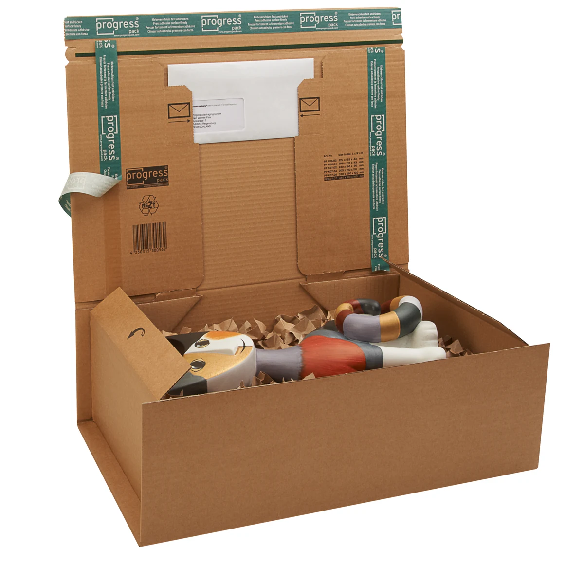 Serienabbildung zur Bauform PP K07.04 von progress packaging