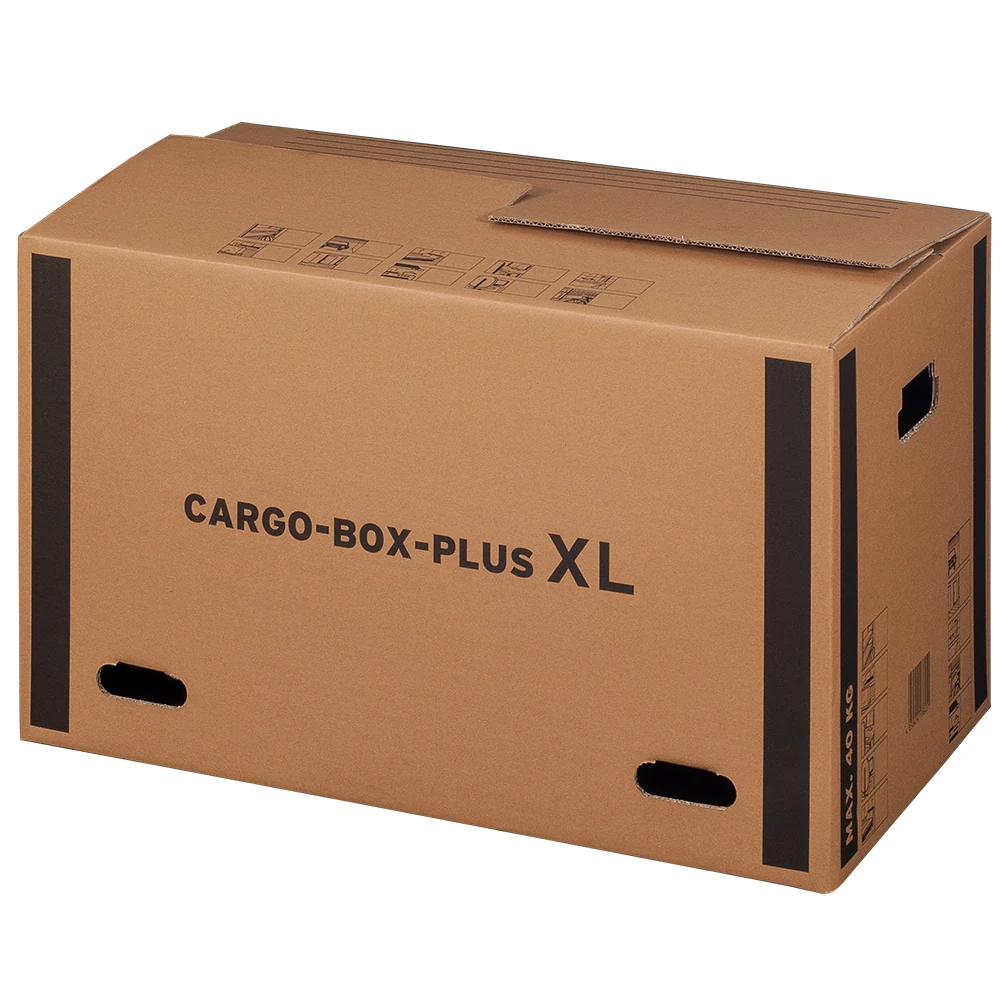 Produktabbildung zu CargoBox Plus Xl,138,6l, braun, 75x42x44cm, VE 10 – Ansicht 1