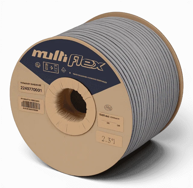 Produktabbildung zu Expanderseil 6 mm Grau 100 Meter · Multiflex – Ansicht 1