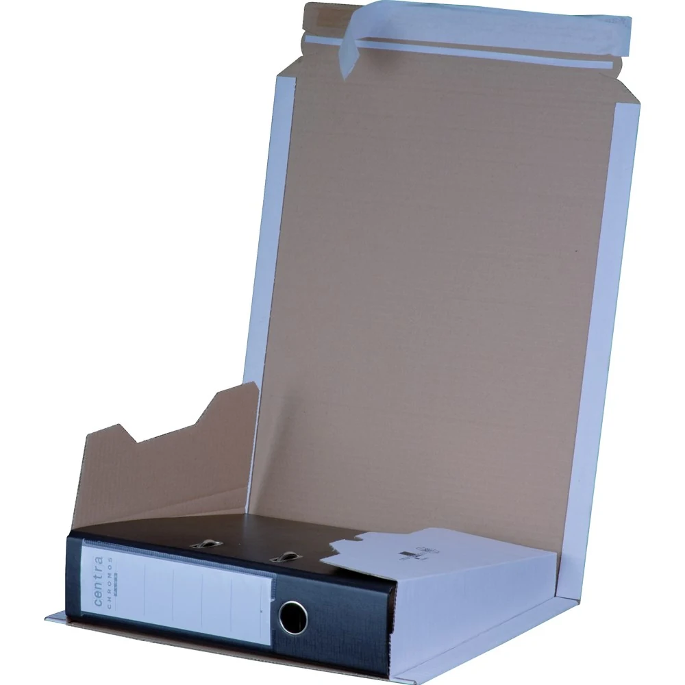 Produktabbildung zu Ordnerversandverpackung, 320x285x35-80mm – Ansicht 1