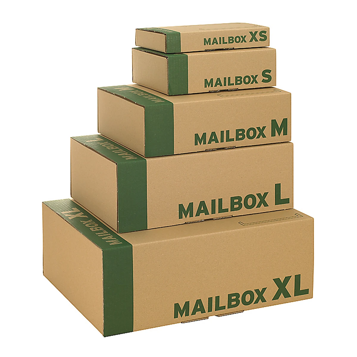 MAILBOX 242x148x38 mm Post Versandkarton A5 MAILBOX 242x148x38 mm Post Versandkarton A5 – Originalproduktbild