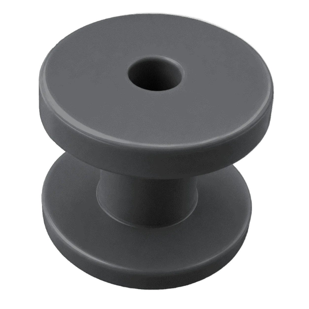 Rundknopf 6 mm Grau · Einhängeknopf für Expanderseil – Zubehör für passende Seilverbindungen – Ansicht 1 Produktabbildung zu Rundknopf 6 mm Grau · Einhängeknopf für Expanderseil – Ansicht 1