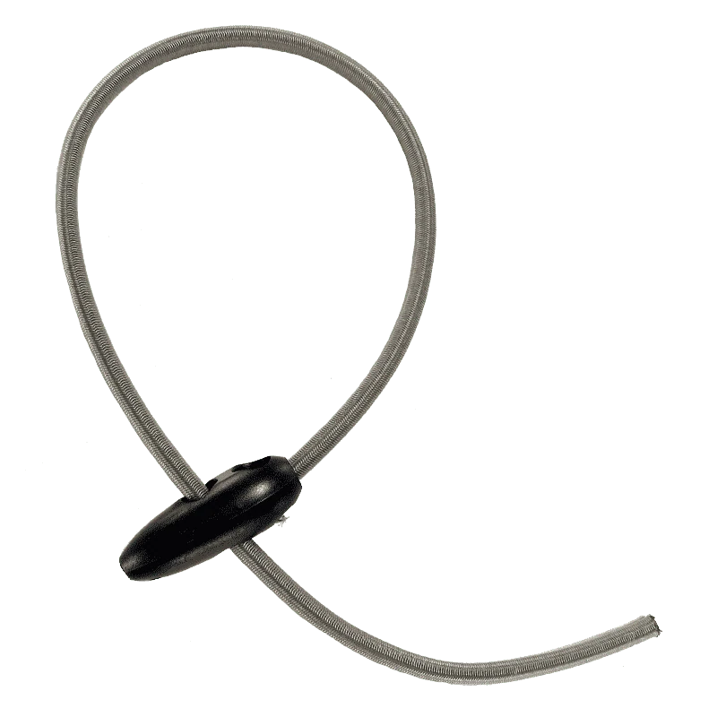 Produktabbildung zu Segeleinbinder · Expandergummis Quick Clips 100 cm Grau 5 mm – Ansicht 1