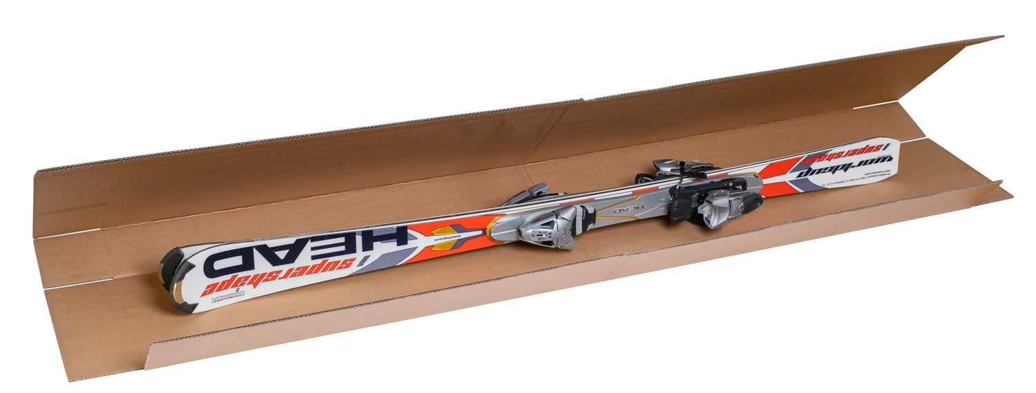 Skikarton - alternativ, 290x125x1714mm, Ve5 – Kartons für Versand und Verpackung – Ansicht 1 Produktabbildung zu Skikarton - alternativ, 290x125x1714mm, Ve5 – Ansicht 1