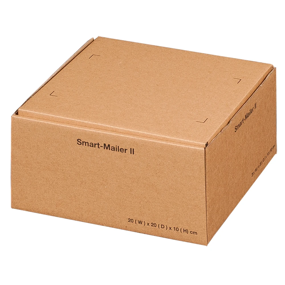 Smart-Mailer 2, braun, 200x200x100mm – Kartons für Versand und Verpackung – Ansicht 1 Produktabbildung zu Smart-Mailer 2, braun, 200x200x100mm – Ansicht 1