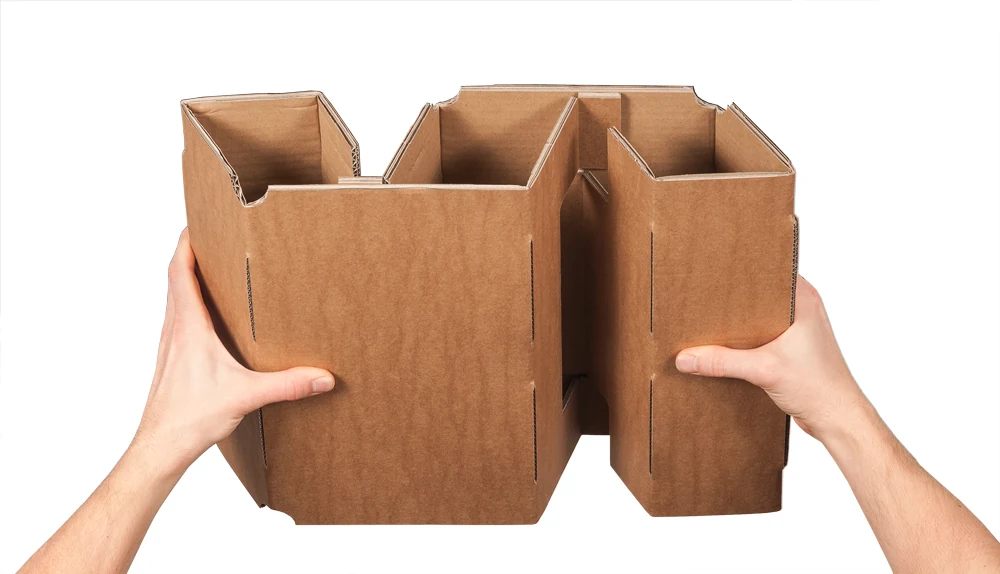 Serienabbildung zu Stanzzuschnitt, 3er Automatik-Einlage – Ansicht 1