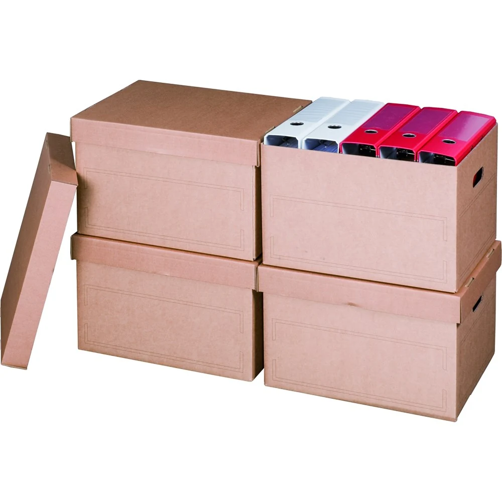 Archivbox, 414x331x266mm, wiederverschließbar – Produktabbildung 1