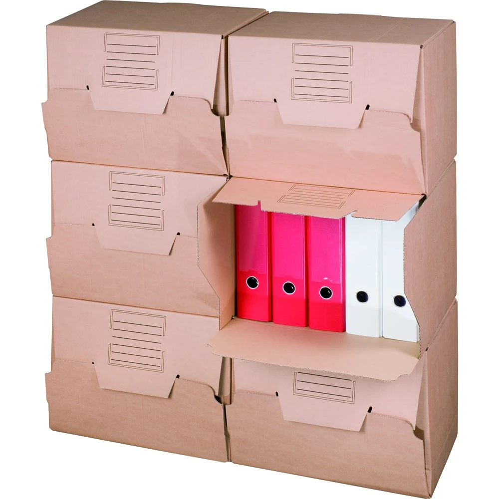 Archivbox, 426x326x295mm, braun – Produktabbildung 1