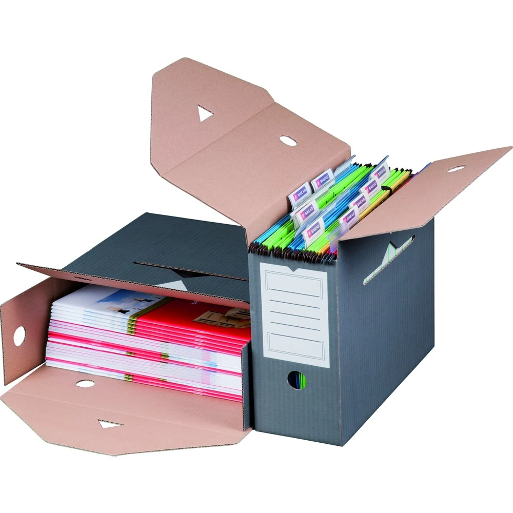 Archivbox für Hängemappen, 330x120x265mm – Produktabbildung 1