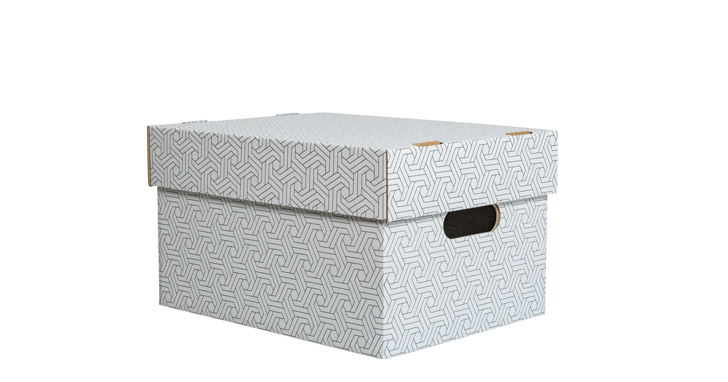 Aufbewahrungsbox mit Deckel, 335x245x195mm – Produktabbildung 1